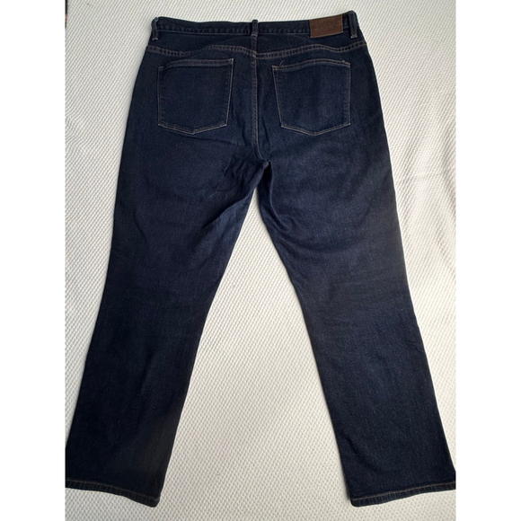 Women's Ralph Lauren Dark Blue Jeans Size 14 - Picture 2 of 6